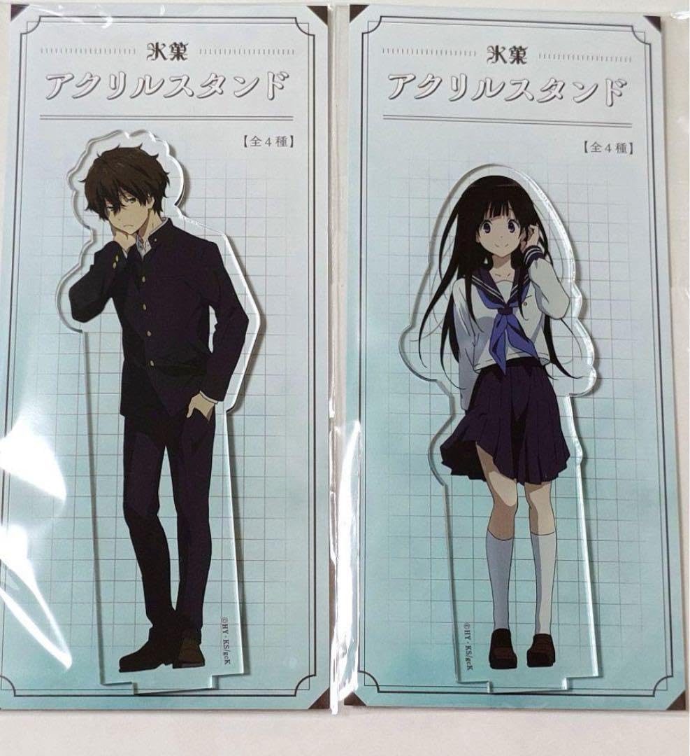 氷菓 アクリルスタンドセット 氷菓画集 千反田 アクリルスタンド 缶